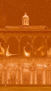 immagine di anteprima di un progetto: overlay arancione. facciata della ca' granda, università statale di milano, render